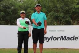 In The Driver's Seat after winning the Long Drive Contest at The Southern Junior at Zhuhai Golden Gulf Golf Club